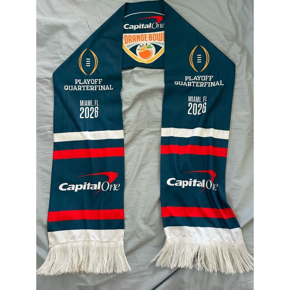 NCAA 2026 Capital One ORANGE BOWL Oregon vs. Texas Tech Playoff Scarf